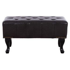 43293 ΤΑΜΠΟΥΡΕ ΥΠΟΠΟΔΙΟ T.CHESTERFIELD EMMA HM226.01 PU 80x44x39Y εκ.ΣΚ.ΚΑΦΕ