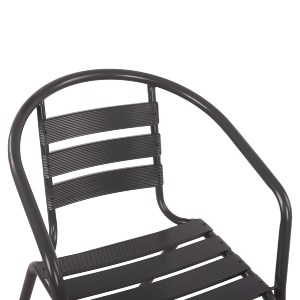 43505 ΠΟΛΥΘΡΟΝΑ LAURA ΜΕΤΑΛΛΙΚΗ ΓΚΡΙ ΜΕ ΦΕΤΕΣ ΑΛΟΥΜΙΝΙΟΥ HM5037.01 54x59x73Υ εκ.