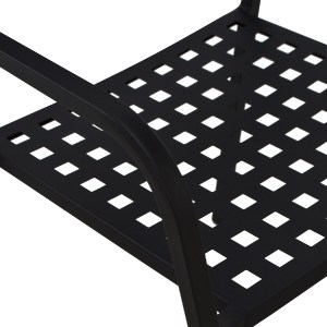 43783 ΠΟΛΥΘΡΟΝΑ ΜΕΤΑΛΛΙΚΗ HM5031.01 ZETA ΣΕ ΜΑΥΡΟ ΜΑΤ ΧΡΩΜΑ 54x51x84Υεκ