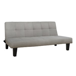 43827 ΚΑΝΑΠΕΣ ΚΡΕΒΑΤΙ ODESSA HM3000.01 ΥΦΑΣΜΑ ΜΠΕΖ 179x80x79 εκ.