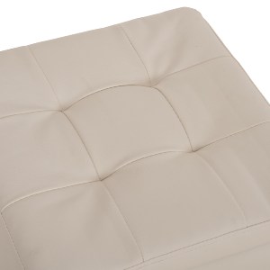 44431 ΣΚΑΜΠΟ ΜΕ ΑΠΟΘΗΚΕΥΤΙΚΟ ΧΩΡΟ PU ΛΕΥΚΟ CUBE HM224.02 38x38x36,5Υεκ.