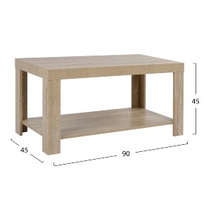 47484 ΤΡΑΠΕΖΙ ΣΑΛΟΝΙΟΥ ΜΕΛΑΜΙΝΗΣ ALAYNA HM2207.02 SONAMA 90X45X45 εκ.