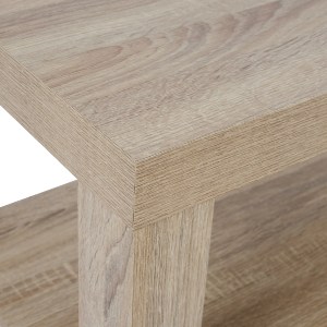 47484 ΤΡΑΠΕΖΙ ΣΑΛΟΝΙΟΥ ΜΕΛΑΜΙΝΗΣ ALAYNA HM2207.02 SONAMA 90X45X45 εκ.