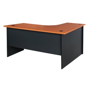 53044 ΓΡΑΦΕΙΟ ΓΩΝΙΑ ΕΠΑΓΓΕΛΜΑΤΙΚΟ SIENNA 150Χ150Χ75εκ HM2019.03 ΚΕΡΑΣΙ