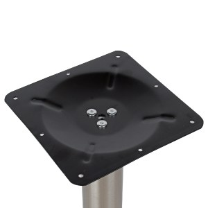 53287 ΒΑΣΗ ΤΡΑΠΕΖΙΟΥ INOX HM421 ΜΕ ΡΕΓΟΥΛΑΤΟΡΟΥΣ 40x40x72Y εκ.