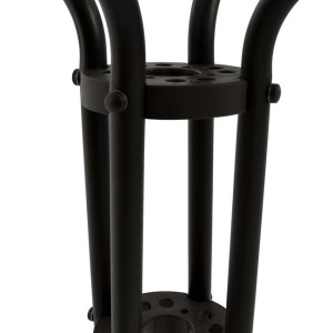 53976 ΤΡΑΠΕΖΙ FIGO 70Χ70Χ72Υεκ. ΜΕΤΑΛΛΙΚΟ ΚΑΦΕ ΜΕ ΓΥΑΛΙΝΗ ΕΠΙΦΑΝΕΙΑ HM5036.02