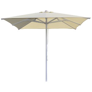 54193 ΟΜΠΡΕΛΑ ΕΠΑΓΓ. ALU 2.20x2.20x2.50m ΑΛΟΥΜΙΝΙΟΥ ΕΚΡΟΥ ΠΑΝΙ 8ΑΚΤΙΝΕΣ HM6013.01