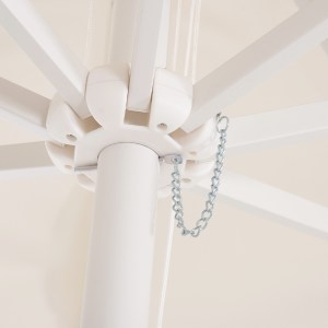 54193 ΟΜΠΡΕΛΑ ΕΠΑΓΓEΛΜΑΤΙΚΗ ALU REGGIE 2.20x2.20x2.50m ΕΚΡΟΥ ΠΑΝΙ 8ΑΚΤΙΝΕΣ HM6013.01