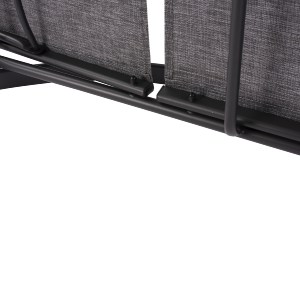 55863 ΞΑΠΛΩΣΤΡΑ ΑΛΟΥΜΙΝΙΟΥ WAKANA ΕΠΑΓΓΕΛΜΑΤΙΚΗ ΓΚΡΙ ΜΕ TEXTLINE ΓΚΡΙ HM5133.01 194x54-66x30 cm.