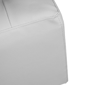 55930 ΣΚΑΜΠΩ 37Χ37Χ35εκ ΜΕ PU ΛΕΥΚΟ PUNK HM264.02