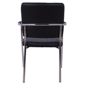56240 ΚΑΡΕΚΛΑ QUESTA ΜΕ ΜΠΡΑΤΣΑ HM1070.01 ΜΑΥΡΗ 56,5x59x85 cm