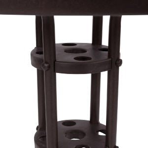 56476 ΣΕΤ ΤΡΑΠΕΖΑΡΙΑΣ 3ΤΜΧ ΜΕ ΤΡΑΠΕΖΙ Φ70 & ΚΑΡΕΚΛΕΣ LEON ΚΑΦΕ HM5184.02