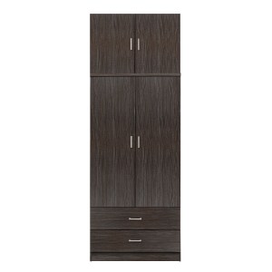 57287 ΝΤΟΥΛΑΠΑ 2ΦΥΛΛΗ ME ΠΑΤΑΡΙ Κ 2 ΣΥΡΤΑΡΙΑ ZEBRANO 80Χ42Χ241εκ. HM11222.01