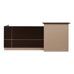 57646 ΓΡΑΦΕΙΟ ΥΠΟΔΟΧΗΣ DALTON 240X82 WENGE ΜΠΕΖ HM2068.01 240x82x105cm