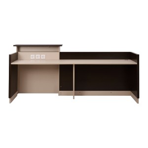 57646 ΓΡΑΦΕΙΟ ΥΠΟΔΟΧΗΣ DALTON HM2068.01 ΜΕΛΑΜΙΝΗ ΣΕ WENGE-ΜΠΕΖ 240x80x106Υεκ.