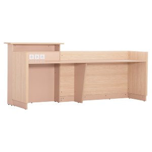 57692 ΓΡΑΦΕΙΟ ΥΠΟΔΟΧΗΣ DALTON HM2068.02 ΜΕΛΑΜΙΝΗ ΣΕ SONAMA-ΑΣΠΡΟ 240x80x106Υεκ.