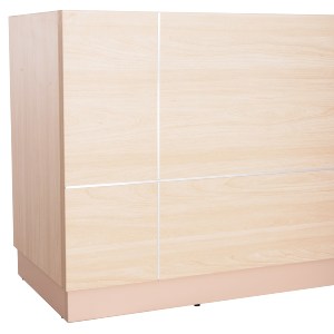57692 ΓΡΑΦΕΙΟ ΥΠΟΔΟΧΗΣ DALTON HM2068.02 ΜΕΛΑΜΙΝΗ ΣΕ SONAMA-ΑΣΠΡΟ 240x80x106Υεκ.