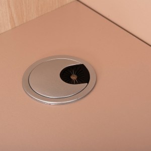 57692 ΓΡΑΦΕΙΟ ΥΠΟΔΟΧΗΣ DALTON HM2068.02 ΜΕΛΑΜΙΝΗ ΣΕ SONAMA-ΑΣΠΡΟ 240x80x106Υεκ.