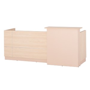 57692 ΓΡΑΦΕΙΟ ΥΠΟΔΟΧΗΣ DALTON HM2068.02 ΜΕΛΑΜΙΝΗ ΣΕ SONAMA-ΑΣΠΡΟ 240x80x106Υεκ.