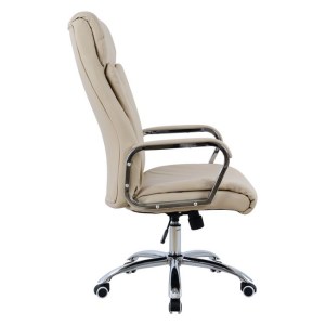57848 ΚΑΡΕΚΛΑ ΓΡΑΦΕΙΟΥ SHASHI HM1093.07 PU ΣΕ ΕΚΡΟΥ 63x80x118-126Yεκ