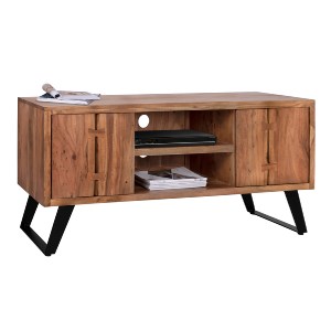 58095 ΕΠΙΠΛΟ TV HM8177 FANSI ΑΠΟ ΜΑΣΙΦ ΞΥΛΟ ΑΚΑΚΙΑΣ ΦΥΣΙΚΟ 135Χ43Χ61,5Υεκ.