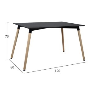 58345 ΣΕΤ ΤΡΑΠΕΖΑΡΙΑΣ 5ΤΜΧ ΜΕ ΤΡΑΠΕΖΙ ΚΑΙ 4 ΚΑΡΕΚΛΕΣ HM10228 120x80x73 cm