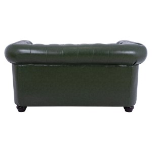59061 ΚΑΝΑΠΕΣ 2ΘΕΣΙΟΣ T.CHESTERFIELD HM3010.08 ΤΕΧΝΟΔΕΡΜΑ ΚΥΠΑΡΙΣΣΙ 150x90x72 εκ.