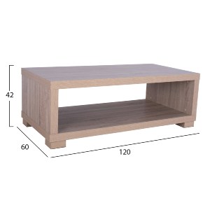 59469 ΤΡΑΠΕΖΙ ΣΑΛΟΝΙΟΥ SALEM HM2217.02 SONAMA OAK 120Χ60Χ42Y εκ.