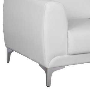 59530 ΠΟΛΥΘΡΟΝΑ KENZIE HM3121.12 ΜΕ ΛΕΥΚΟ PU 89x81x81 εκ.