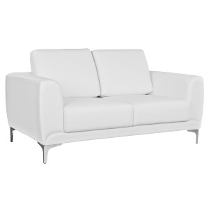 59531 ΚΑΝΑΠΕΣ 2ΘΕΣΙΟΣ KΕΝΖΙΕ HM3121.22 ΜΕ ΛΕΥΚΟ PU 142x81x81 εκ.