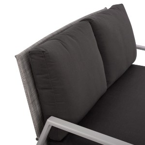 60551 ΚΑΝΑΠΕΣ ΔΙΘΕΣΙΟΣ ΑΛΟΥΜΙΝΙΟΥ TABBY HM5561.01 ΛΕΥΚΟΣ ΜΕ ΜΑΞΙΛΑΡΙΑ