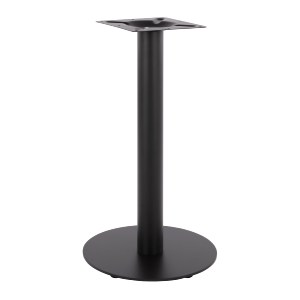 60724 ΒΑΣΗ ΜΕΤΑΛΛΙΚΗ ΜΑΥΡΗ ΜΑΤ Φ40Χ72εκ. HM437