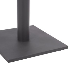 60733 ΒΑΣΗ ΜΕΤΑΛΛΙΚΗ ΓΚΡΙ 40X40X72Υεκ. ΜΕ ΡΕΓΟΥΛΑΤΟΡΟΥΣ HM421.20
