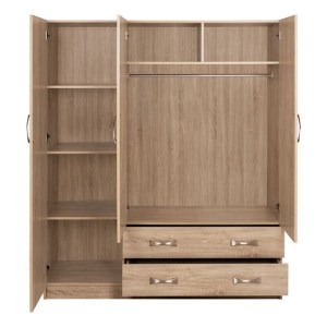 61251 ΝΤΟΥΛΑΠΑ 3ΦΥΛΛΗ CARLY HM384.02 ΜΕ ΔΥΟ ΣΥΡΤΑΡΙΑ SONAMA 150X55Χ180Υεκ.