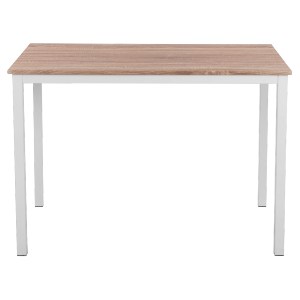 61313 ΤΡΑΠΕΖΙ ΤΡΑΠΕΖΑΡΙΑΣ PANYA HM8332.02, 110X70Χ76, SONOMA, ΛΕΥΚΑ ΠΟΔΙΑ