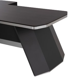 62554 ΓΡΑΦΕΙΟ ΕΠΑΓΓΕΛΜΑΤΙΚΟ ΔΕΞΙΑ ΓΩΝΙΑ ROSEWOOD HM2083R 220X180X76Υ εκ.