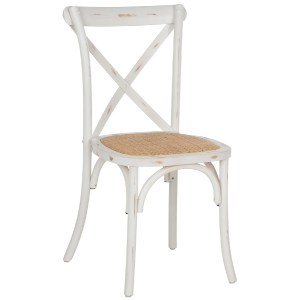 62632 ΚΑΡΕΚΛΑ OWEN ΣΤΟΙΒΑΖΟΜΕΝΗ ΞΥΛΙΝΗ ΑΠΟ ΟΞΙΑ WHITE WASH ΧΡΩΜΑ ΜΕ ΧΙΑΣΤΙ ΠΛΑΤΗ HM8575.04 45x55,5x90 cm