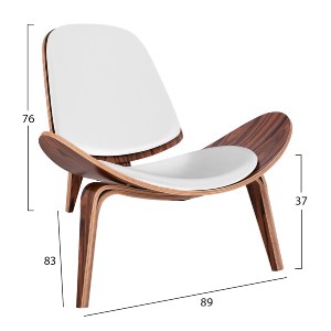 63065 ΠΟΛΥΘΡΟΝΑ SUPERIOR PLUS HM1128.13 ΚΑΡΥΔΙ ΜΕ ΛΕΥΚΟ ΜΑΞΙΛΑΡΙ PU 89x83x76Y εκ.