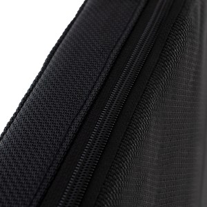 64084 ΜΑΞΙΛΑΡΙ ΞΑΠΛΩΣΤΡΑΣ TEXTILENE 600gr/m2 2X1 SIFNOS ΜΑΥΡΟ HM11234.05T 196(117+1+78)x58x6εκ.