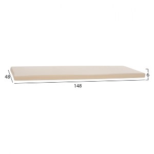 64180 ΜΑΞΙΛΑΡΙ ΓΙΑ ΠΑΓΚΑΚΙ POLYESTER CHIOS ΜΠΕΖ HM11242.01P 148x48x6εκ.