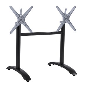 64283 ΒΑΣΗ ΑΛΟΥΜΙΝΙΟΥ ΔΙΣΤΗΛΗ HM468.01 ΜΑΥΡΟ ΜΑΤ 78X59,5X73Υ εκ.