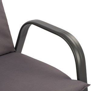 64367 ΣΕΤ ΤΡΑΠΕΖΑΡΙΑΣ 7ΤΜΧ ΚΑΡΕΚΛΕΣ ΜΕ ΜΑΞΙΛΑΡΙ & ΤΡΑΠΕΖΙ 160X90 HM10571.01 ΓΚΡΙ