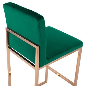 64723 ΣΚΑΜΠΟ ΜΕΣΑΙΟΥ ΥΨΟΥΣ PIPER ΒΕΛΟΥΔΟ ΚΥΠΑΡΙΣΣΙ & ΧΡΥΣΟ ΣΚΕΛΕΤΟ HM8525.03 40Χ49Χ96Υ εκ.