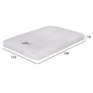65047 ΣΤΡΩΜΑ ΑΦΡΟΥ ΧΩΡΙΣ ΕΛΑΤΗΡΙΑ JORDY 110X190x15Y-- HM374.02  (ROLL PACKING) ΛΕΥΚΟ