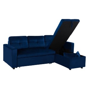 65196 ΚΑΝΑΠΕΣ ΓΩΝΙΑ ΚΡΕΒΑΤΙ WAYNE 224x147x85Υεκ. HM3028.18 ΒΕΛΟΥΔΟ ΜΠΛΕ