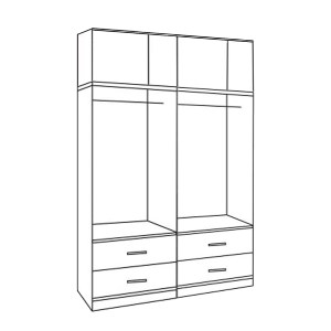 65399 ΣΕΤ 4 ΤΜΧ ΝΤΟΥΠΑΛΑ 4ΦΥΛΛΗ ΜΕ ΠΑΤΑΡΙ ΚΑΙ 4 ΣΥΡΤΑΡΙΑ SONAMA 160X42X241 HM11352.02