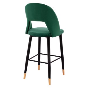 65406 ΣΚΑΜΠΟ ΜΠΑΡ HARPER HM8526.03 ΒΕΛΟΥΔΟ ΚΥΠΑΡΙΣΣΙ ΜΕ ΜΕΤΑΛΛΙΚΟ ΣΚΕΛΕΤΟ 50x51x111Y εκ.