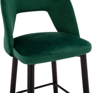 65406 ΣΚΑΜΠΟ ΜΠΑΡ HARPER HM8526.03 ΒΕΛΟΥΔΟ ΚΥΠΑΡΙΣΣΙ ΜΕ ΜΕΤΑΛΛΙΚΟ ΣΚΕΛΕΤΟ 50x51x111Y εκ.