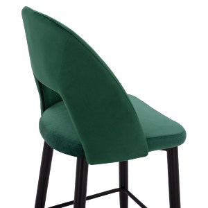65406 ΣΚΑΜΠΟ ΜΠΑΡ HARPER HM8526.03 ΒΕΛΟΥΔΟ ΚΥΠΑΡΙΣΣΙ ΜΕ ΜΕΤΑΛΛΙΚΟ ΣΚΕΛΕΤΟ 50x51x111Y εκ.