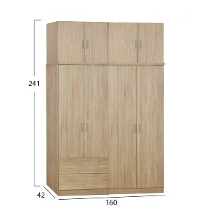 65408 ΣΕΤ 4 ΤΜΧ ΝΤΟΥΠΑΛΑ 4ΦΥΛΛΗ ΜΕ ΠΑΤΑΡΙ SONAMA 160X42X241 HM11355.02